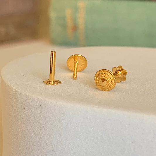 18ct Gold Stud Pair | 5mm