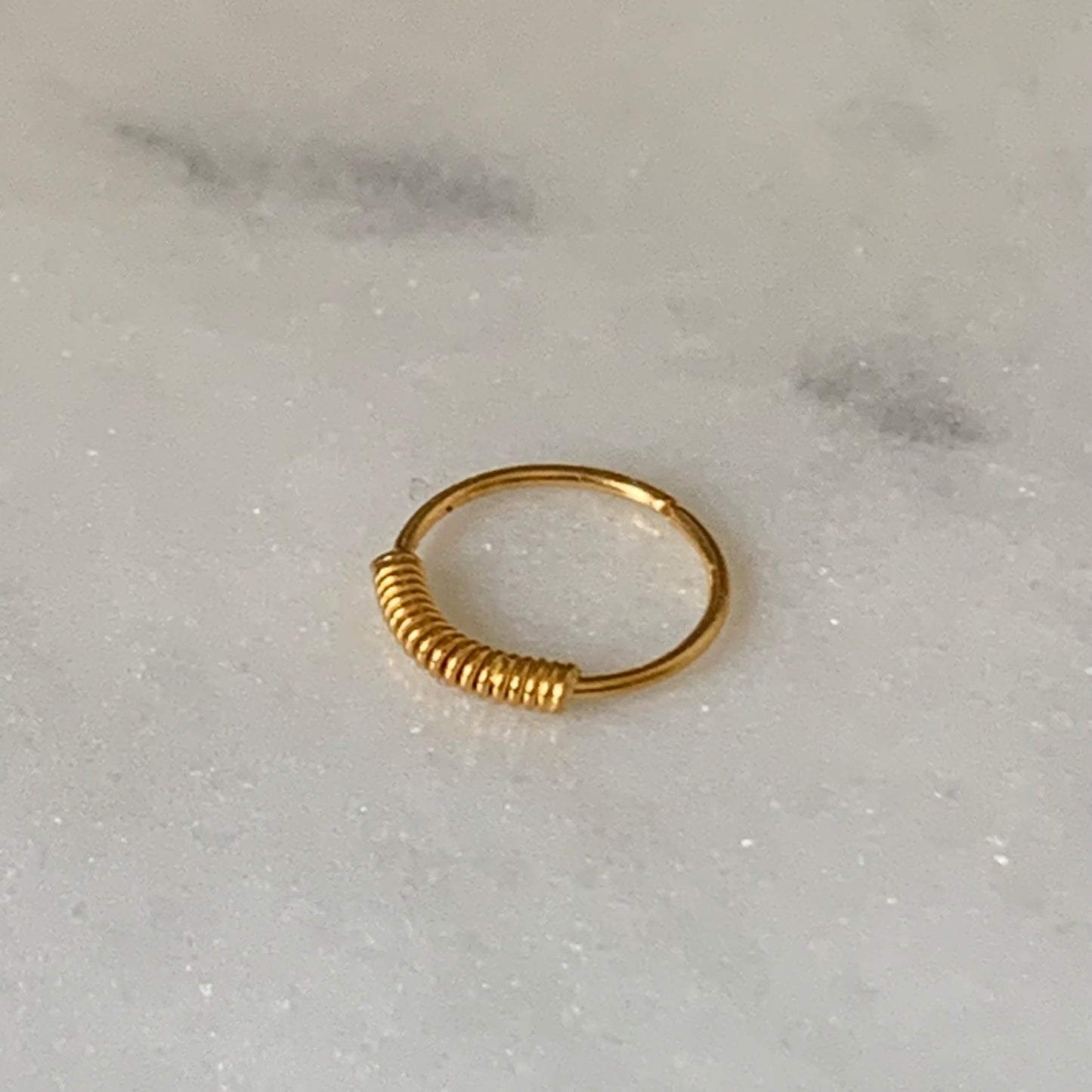 18ct Gold Hoop | 7mm