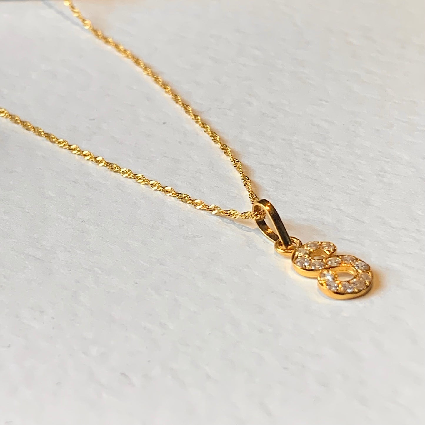 22ct Gold Chain & Pendant | 18 inches