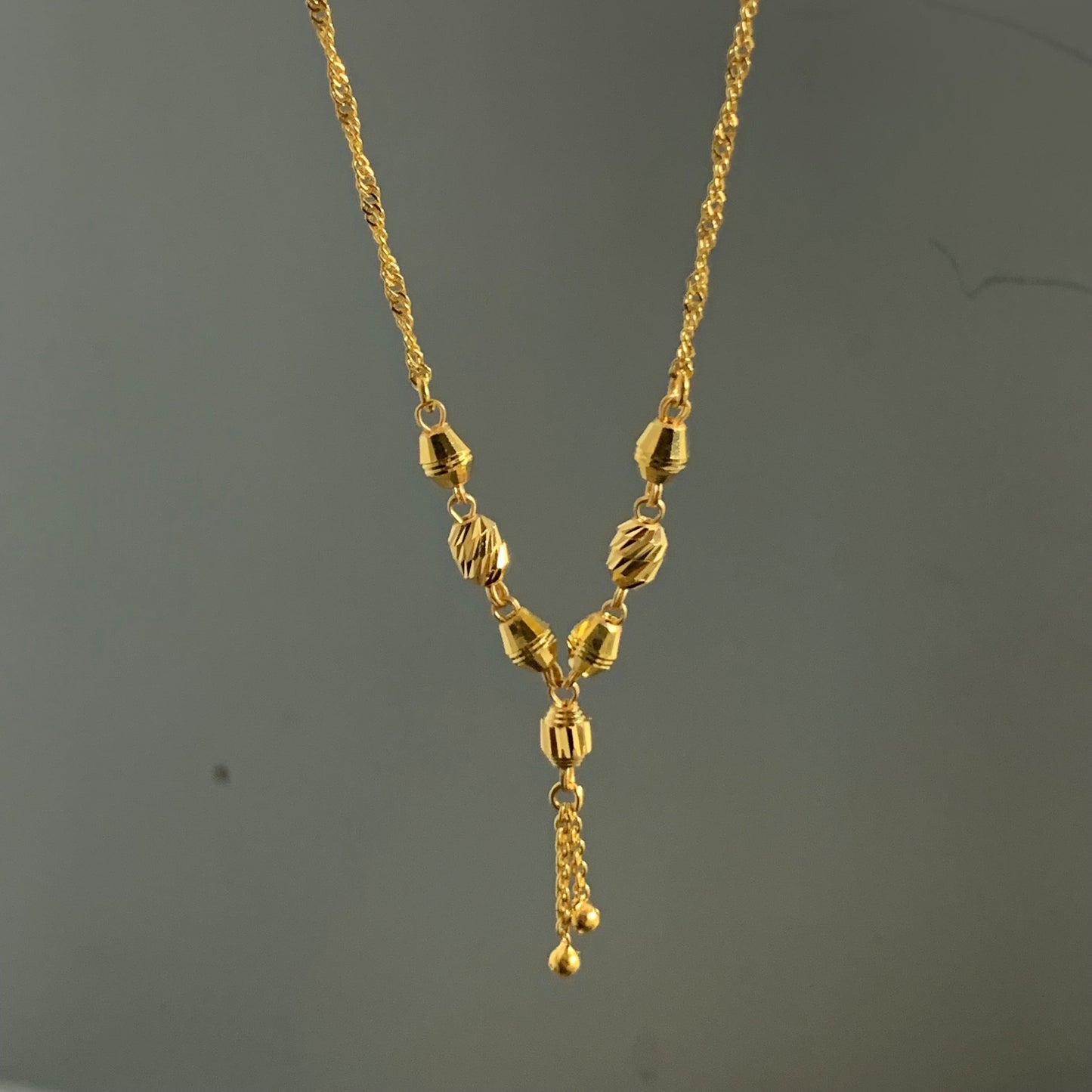 22ct Gold Short Mala Chain