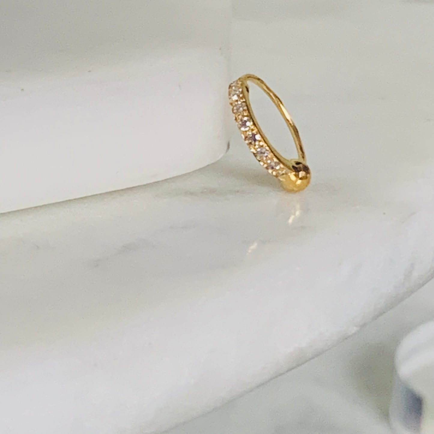 18ct Gold Hoop | 9mm
