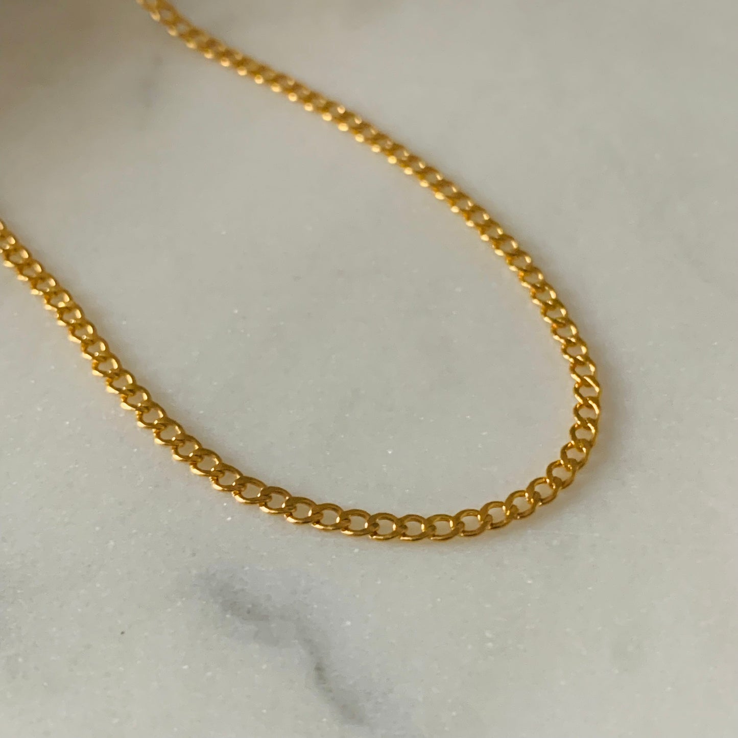 22ct Gold ‘Curb’ chain | 17.5 inches