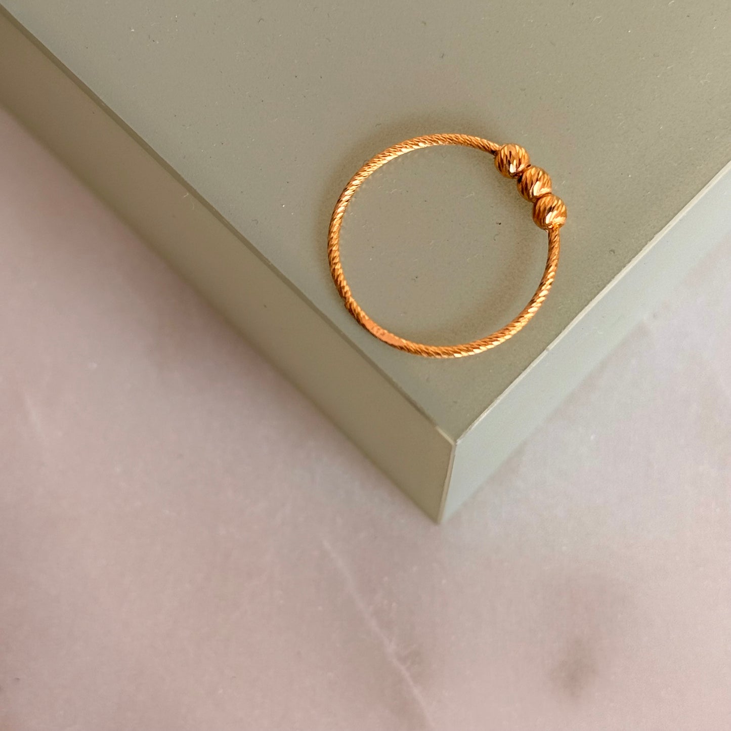 Jaipur | Minimal 22ct Ring (Size M 1/2)