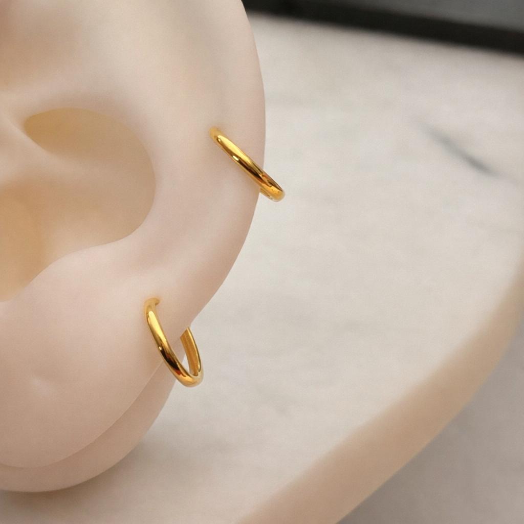 Oxford, 18ct Gold Hoop | 9mm