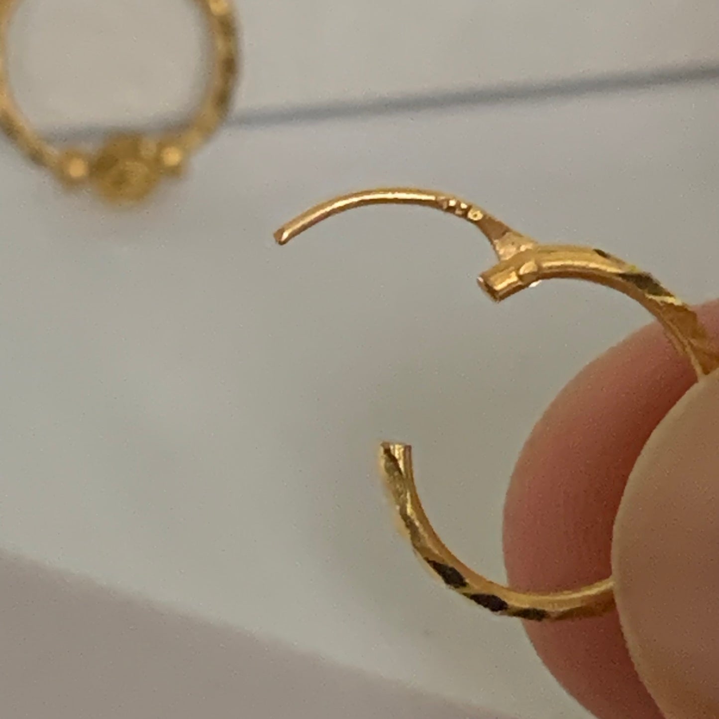 22ct Gold Hoop Pair | small