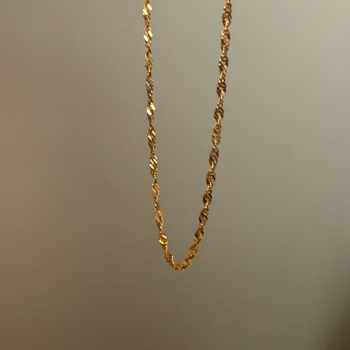 22ct Gold Ripple Chain | 20 inches