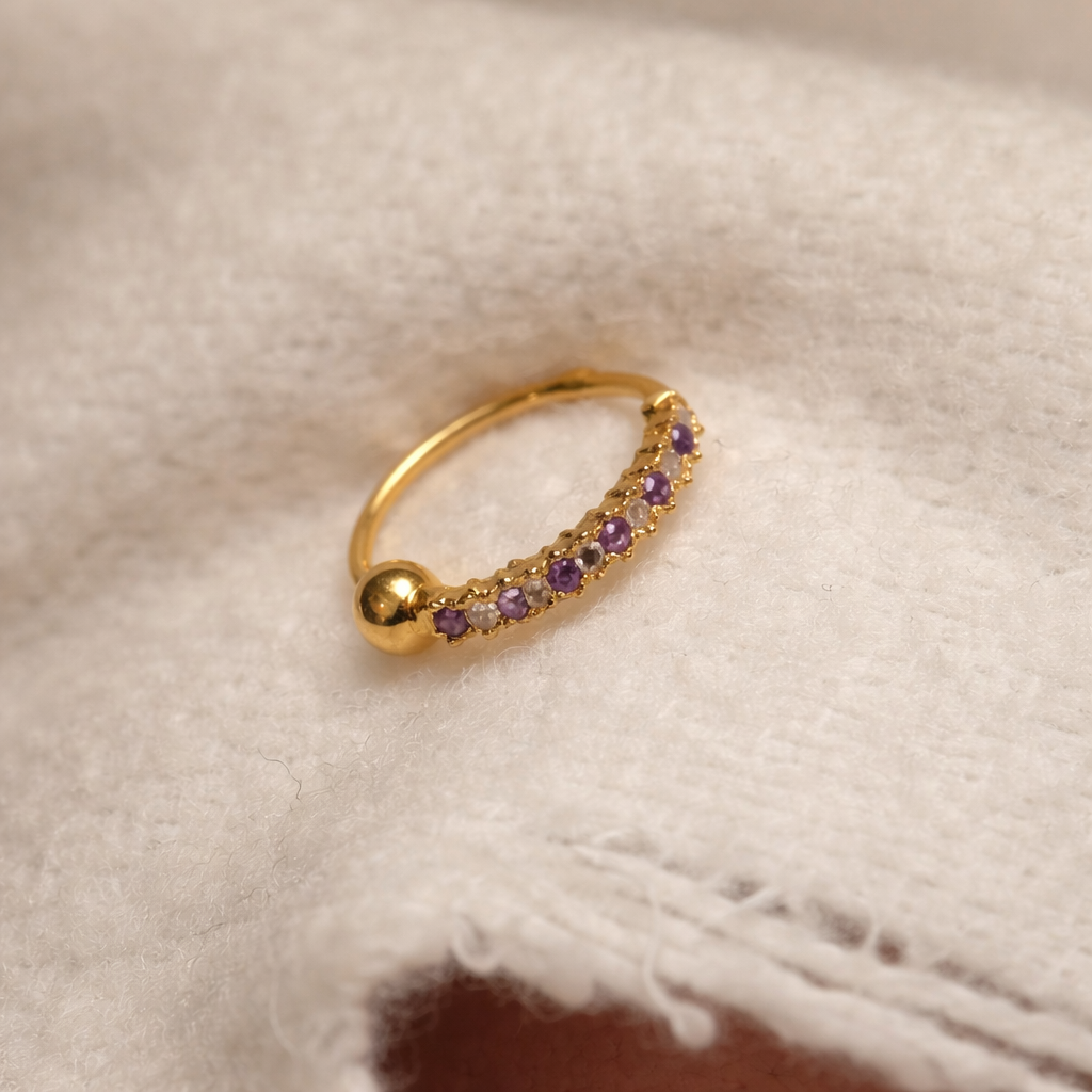18ct Gold Hoop | 7mm