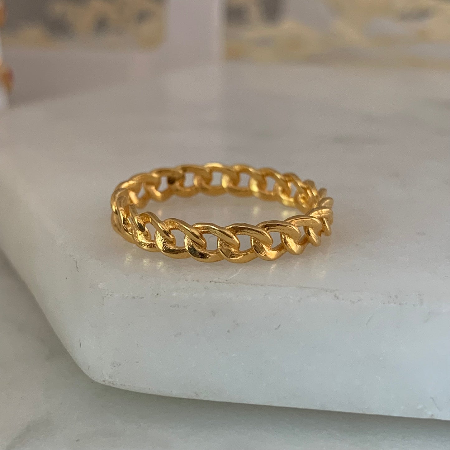 22ct Gold Chain Band | M