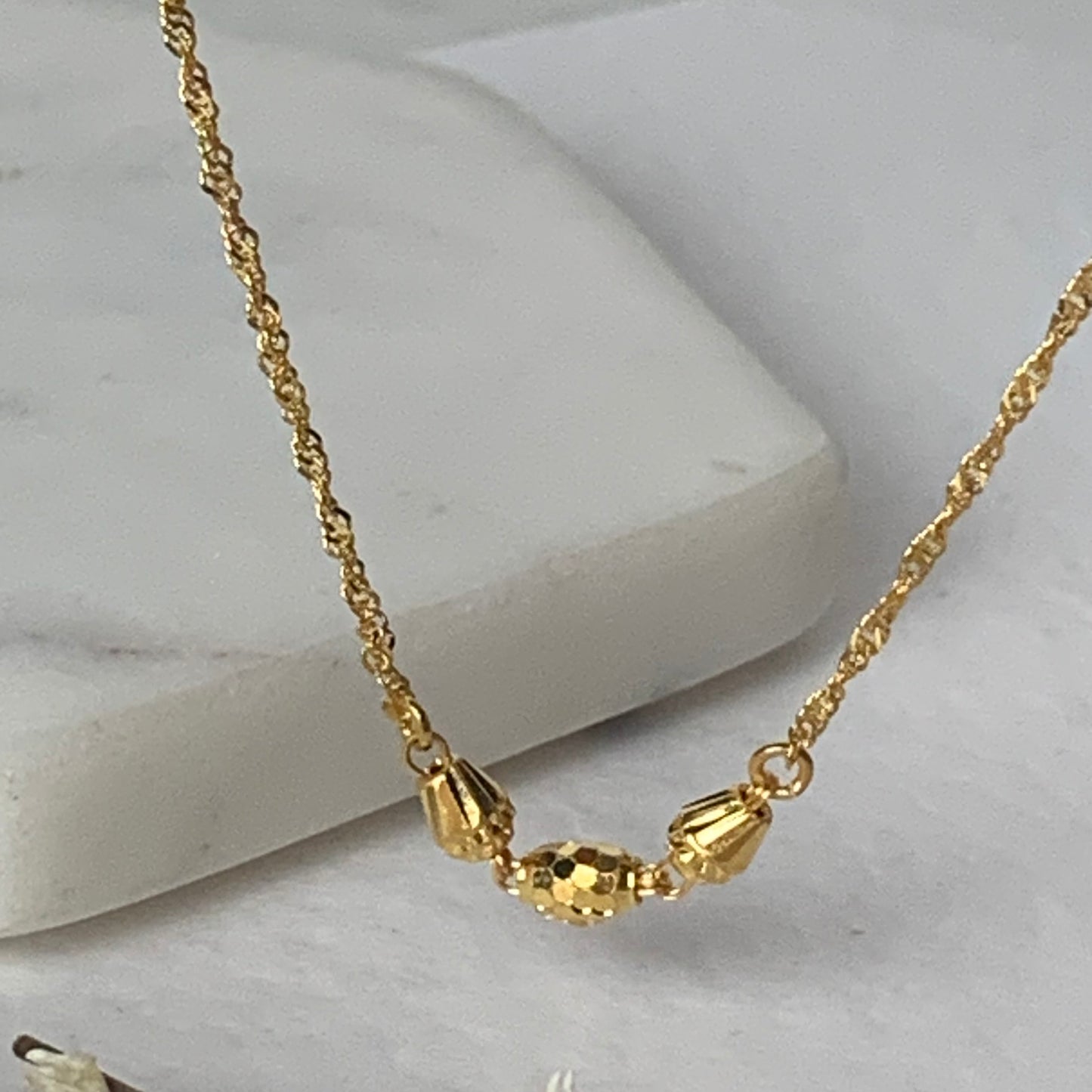 22ct Gold Necklace | 16.7 inches