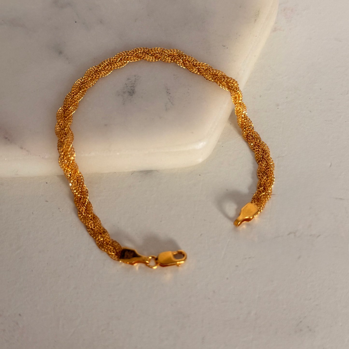 Classic Braid | 22ct gold bracelet