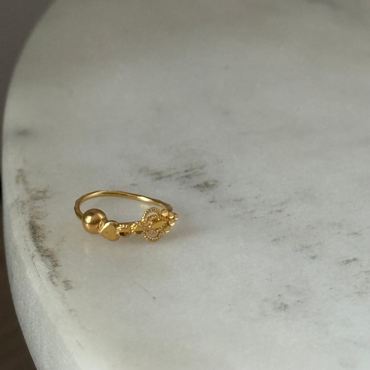 Rumi hoop, 18ct gold