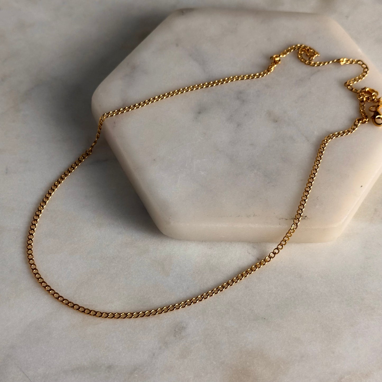 Curb Chain, 22ct Gold | 20 inches