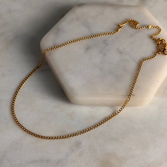 Curb Chain, 22ct Gold | 20 inches