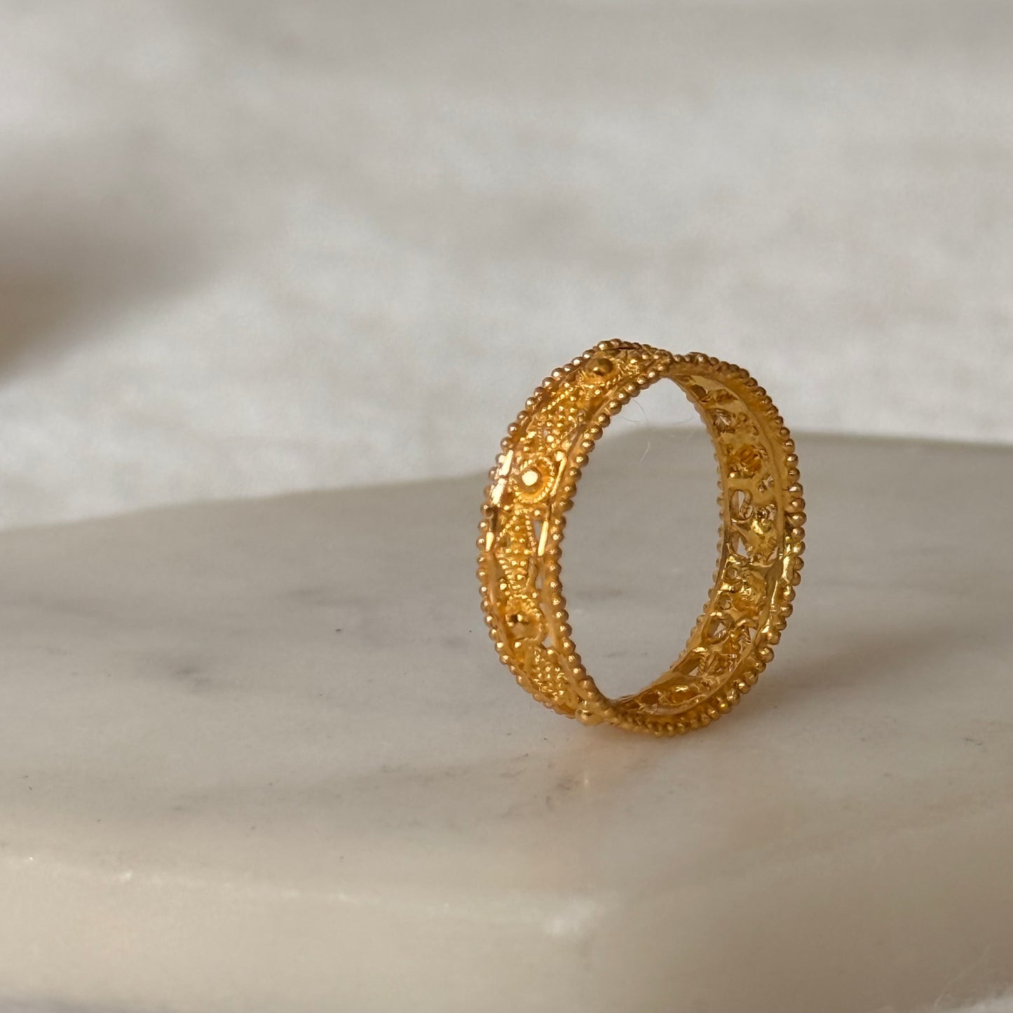 Autumnal | Maple, 22ct ring (size K)