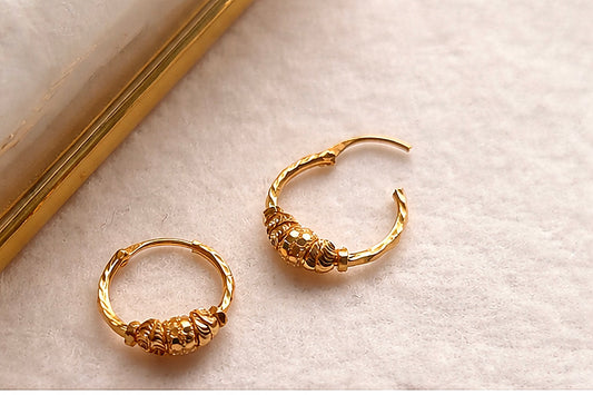 Petite Hoop, 22ct | 9mm