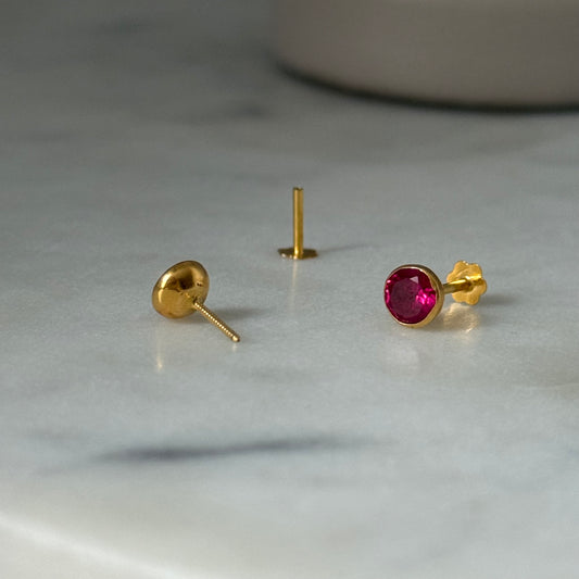 14ct Gold Stud Pair | 5mm
