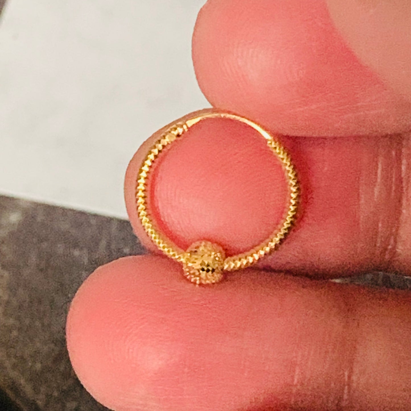 22ct Gold Hoop Pair | 14.5mm