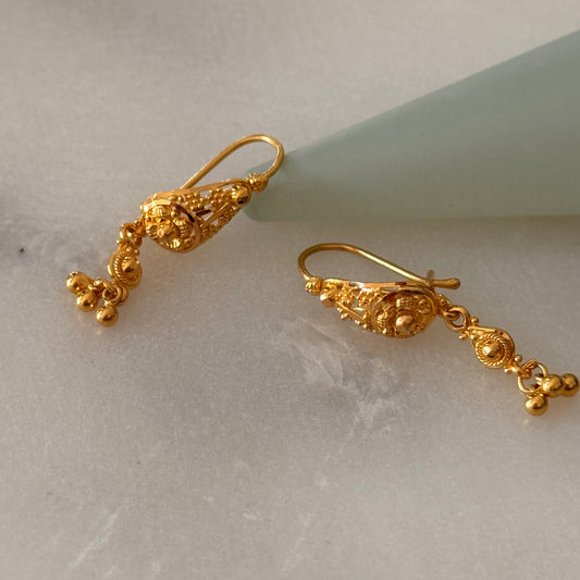 Maharani 22ct Drop Earrings