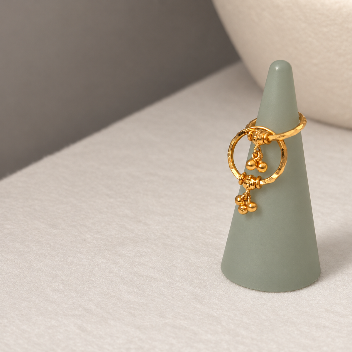 22ct petite hoop pair (12mm)