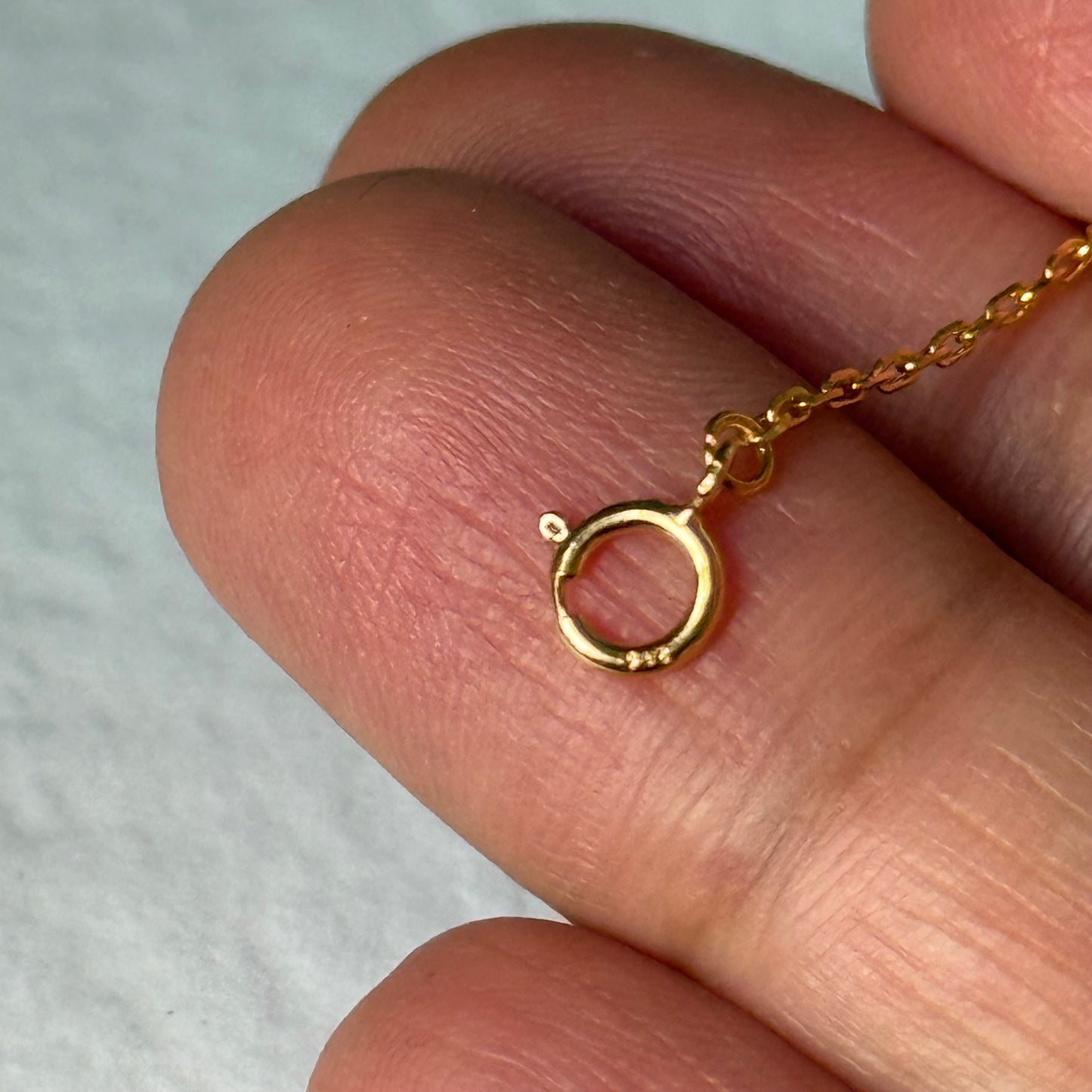 22ct gold dainty necklace