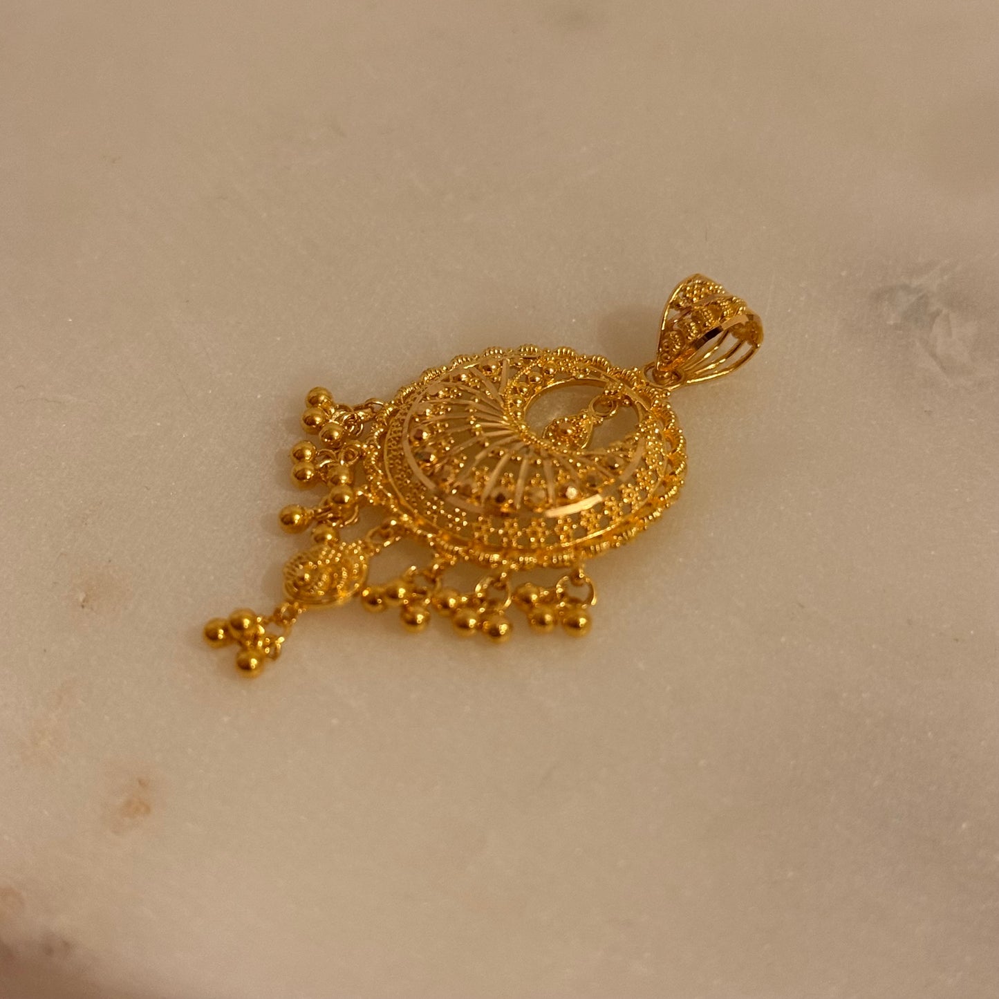 Jaipur, 22ct Gold Pendant | medium