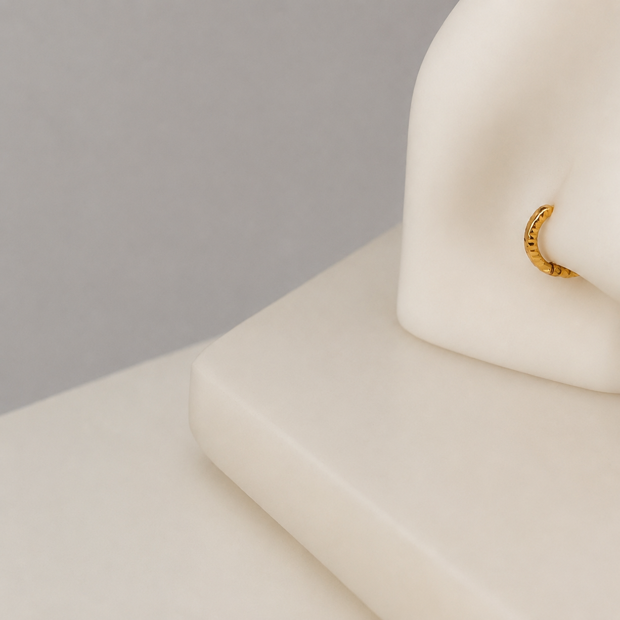 18ct 6mm hoop