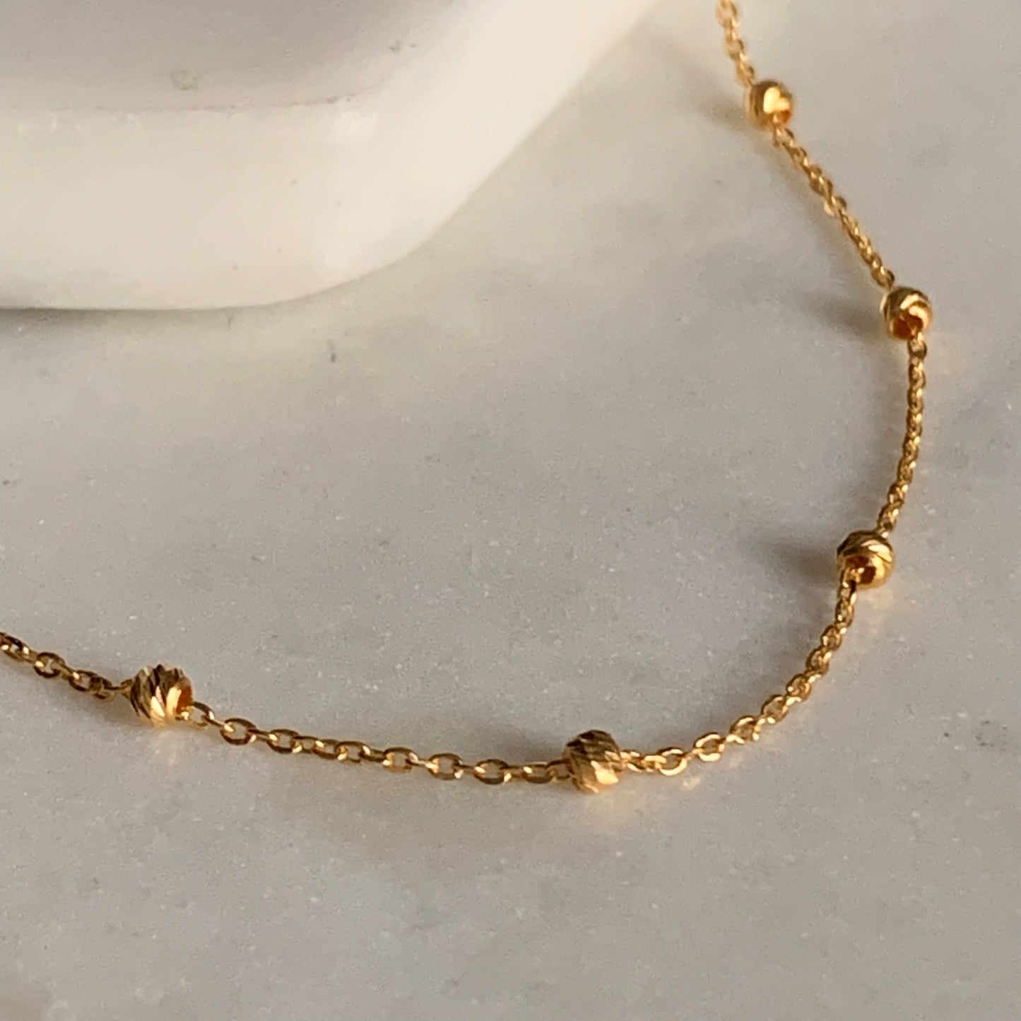 22ct Gold Beaded Necklace