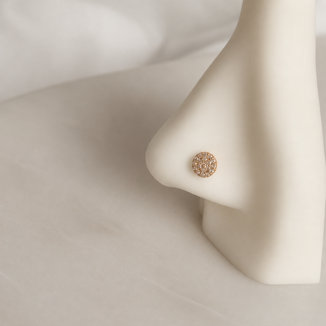 Signature Collection | 18ct Gold Cluster Studs 6mm