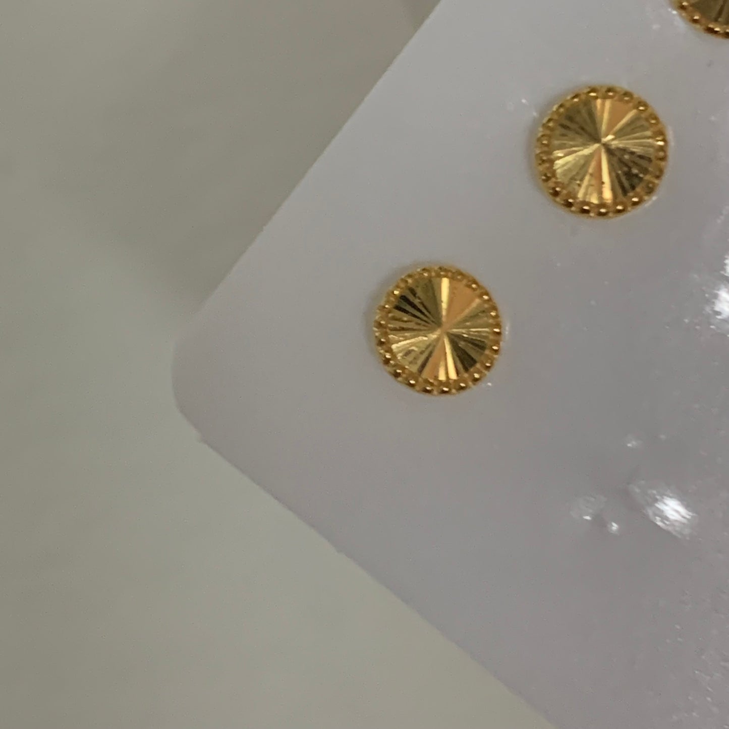 18ct Gold Round Stud Pair | 5mm