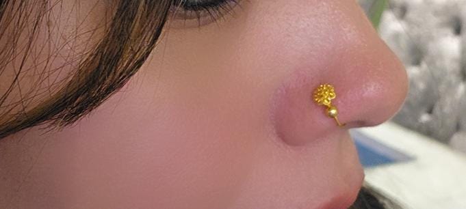 Nura - 18ct gold hoop