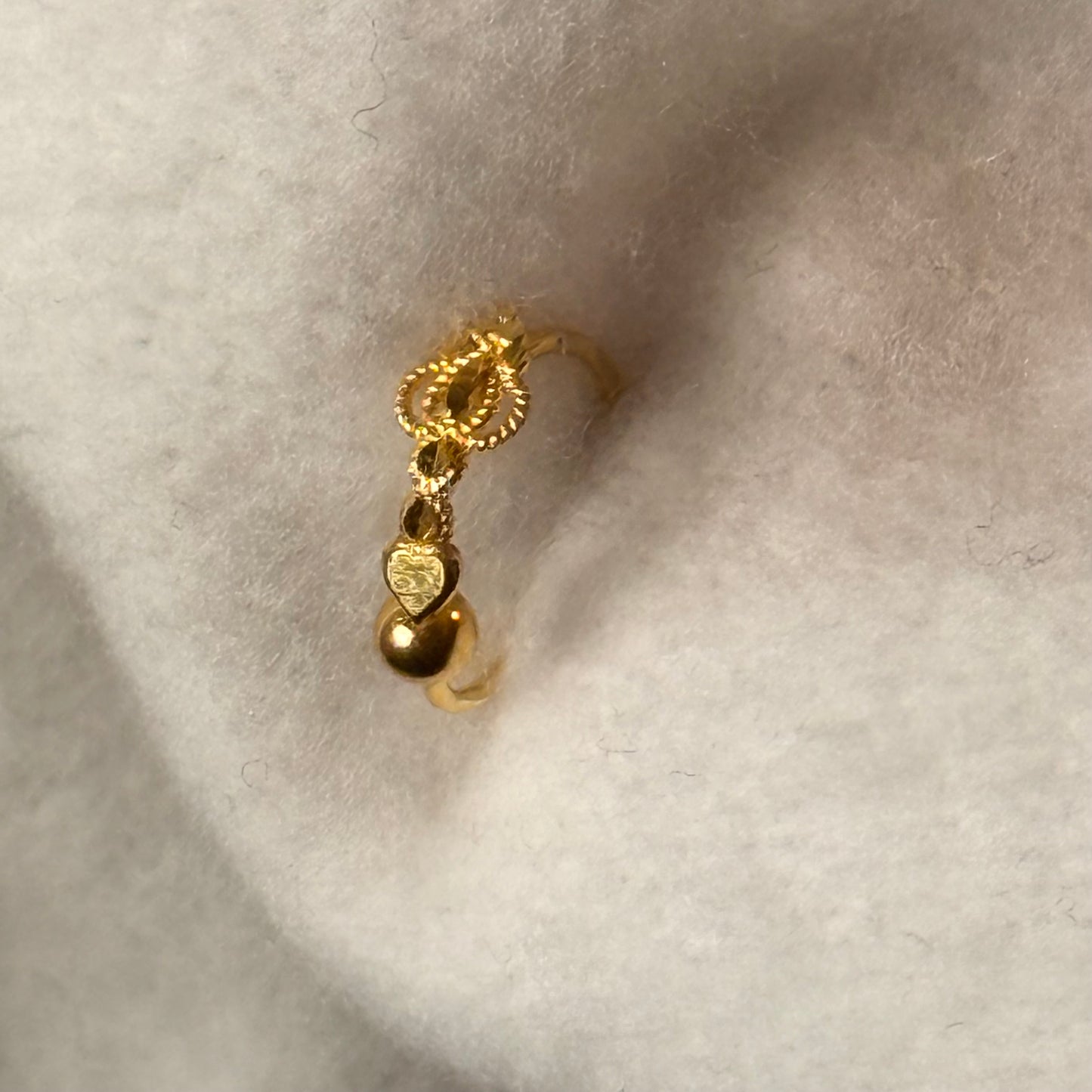 Rumi hoop, 18ct gold