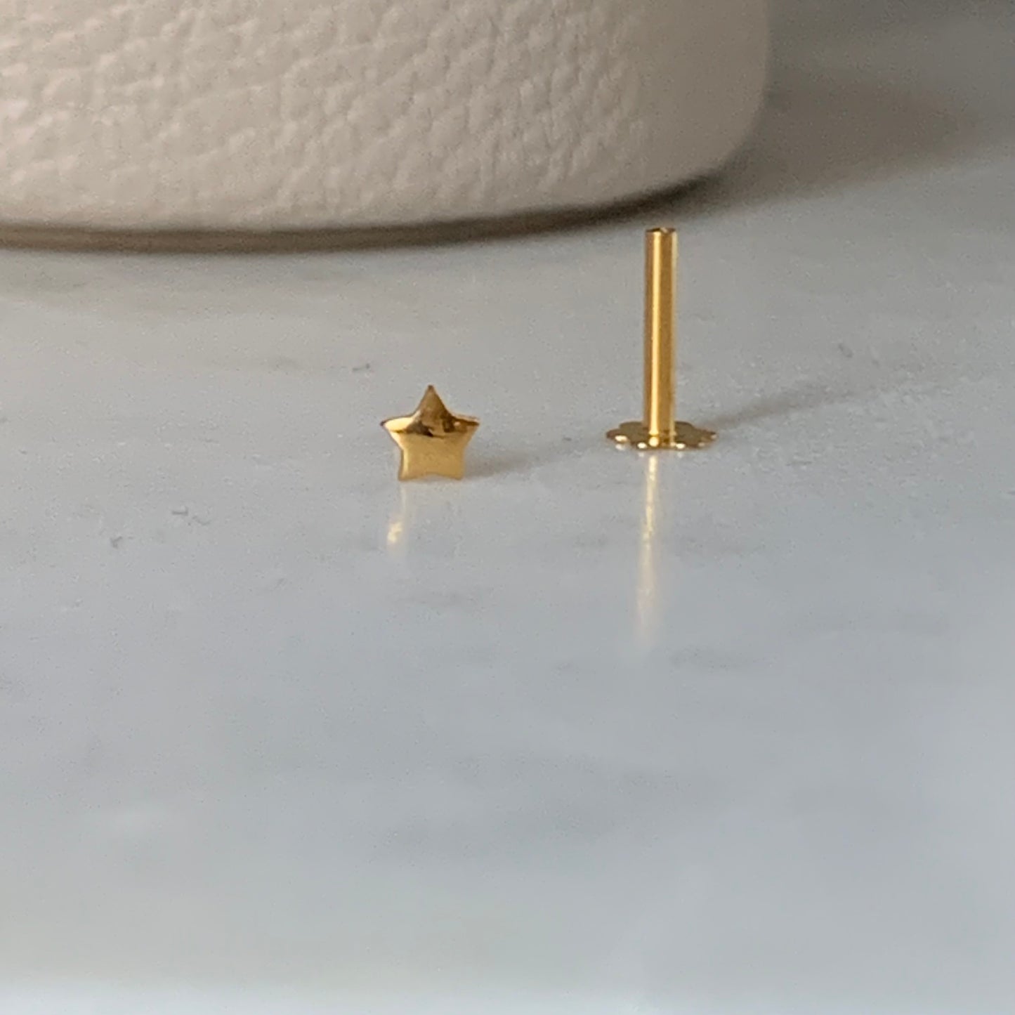 18ct Star Stud | 3mm