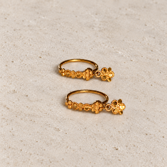 Eliyah- 18ct gold hoop