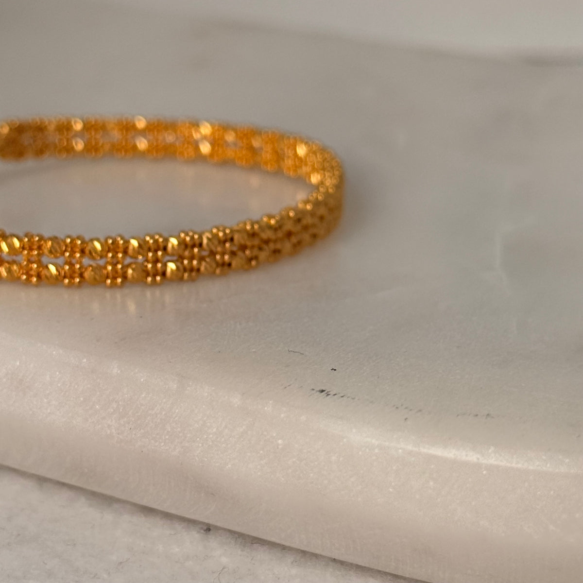 Bangle bracelet | 22ct Gold (7 inches)
