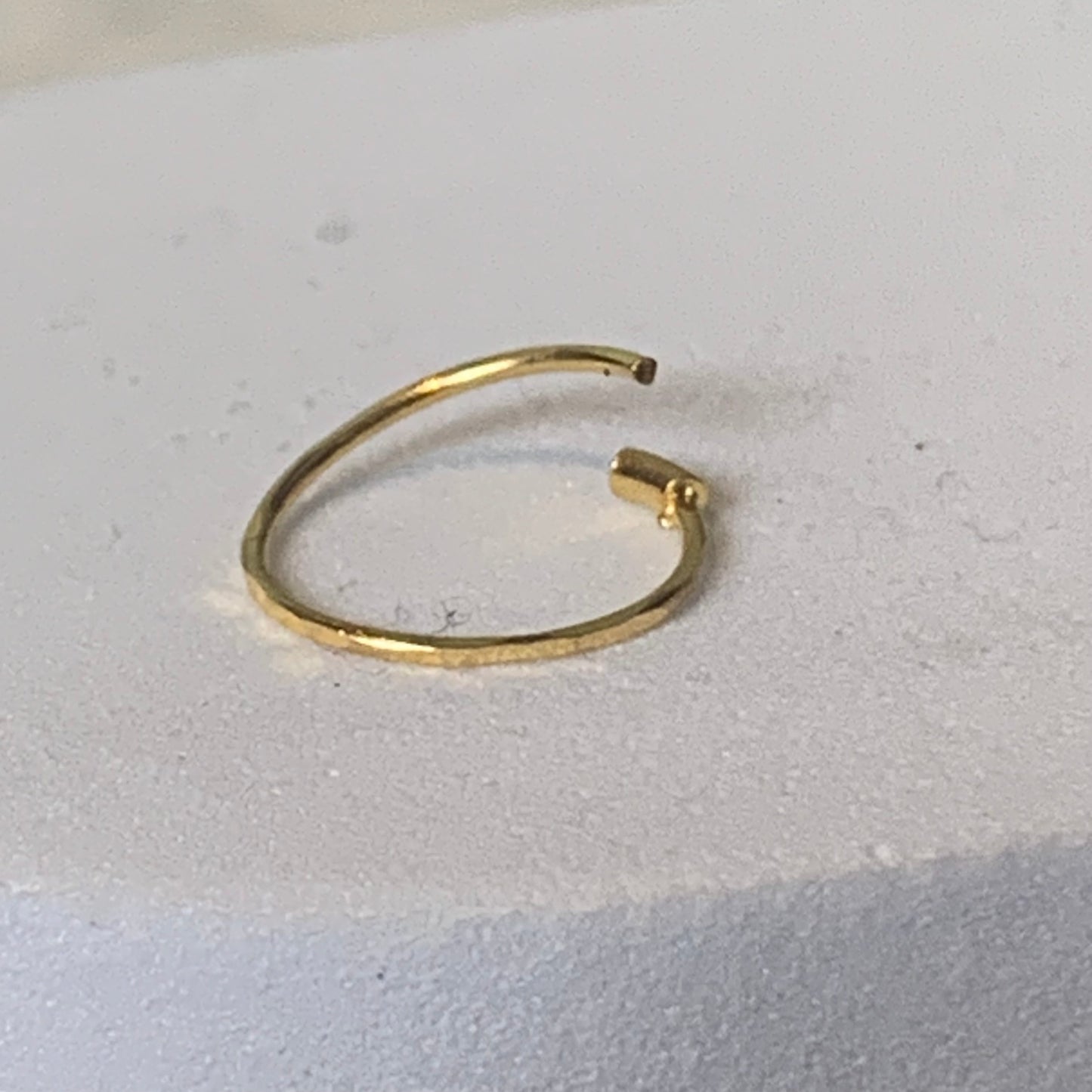 18ct Gold Single Hoop | 10mm