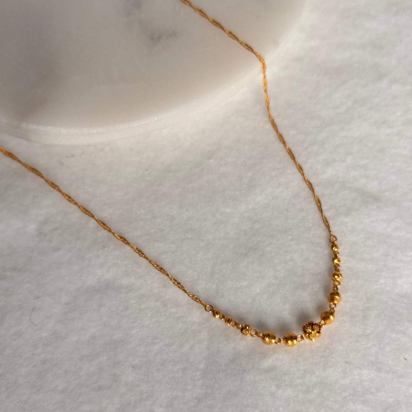 Signature Collection | , Regal, 22ct gold beaded necklace