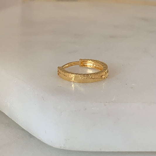 18ct Gold hoop | 8mm