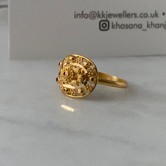 22ct gold ring | J