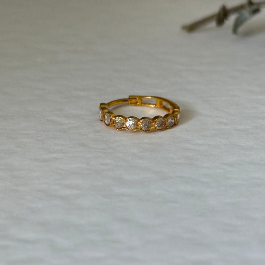 18ct gold single hoop | 8.5mm