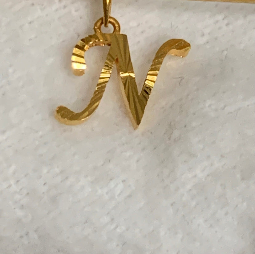 22ct Gold N Pendant