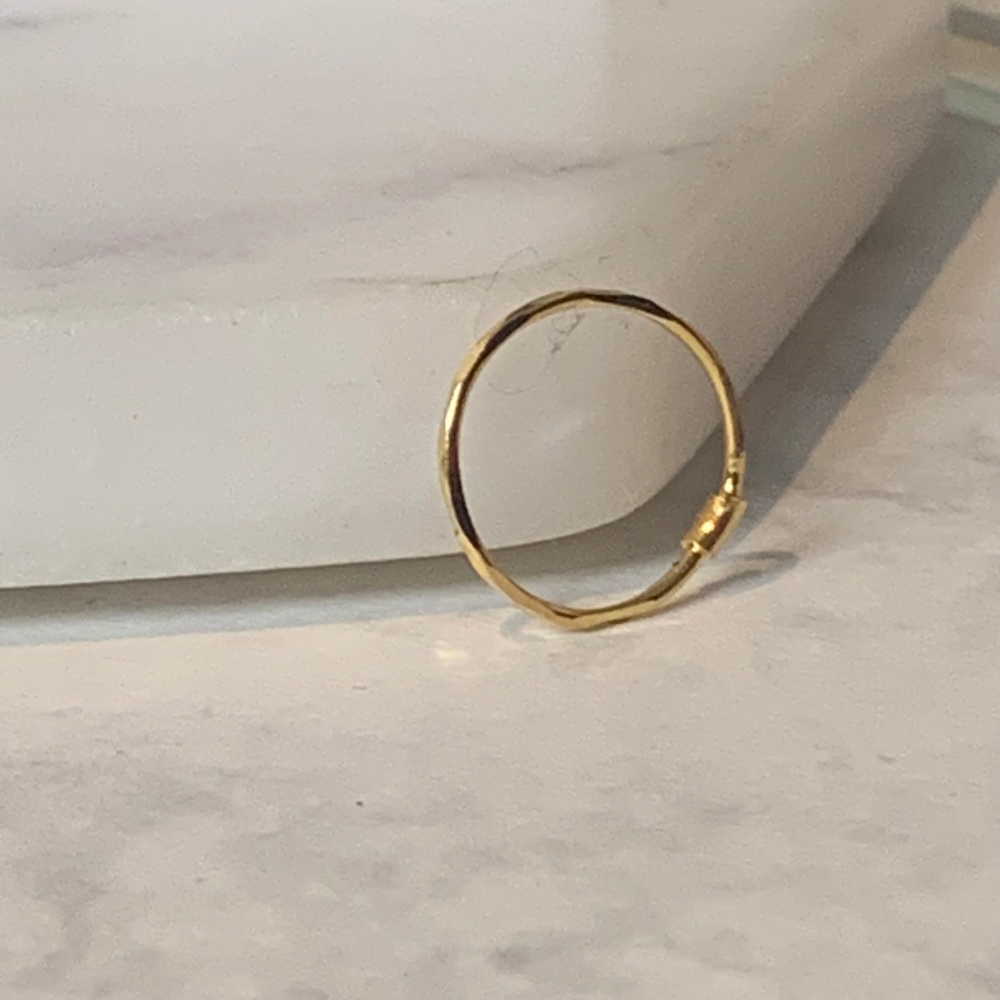 18ct Gold Single Hoop | 10mm
