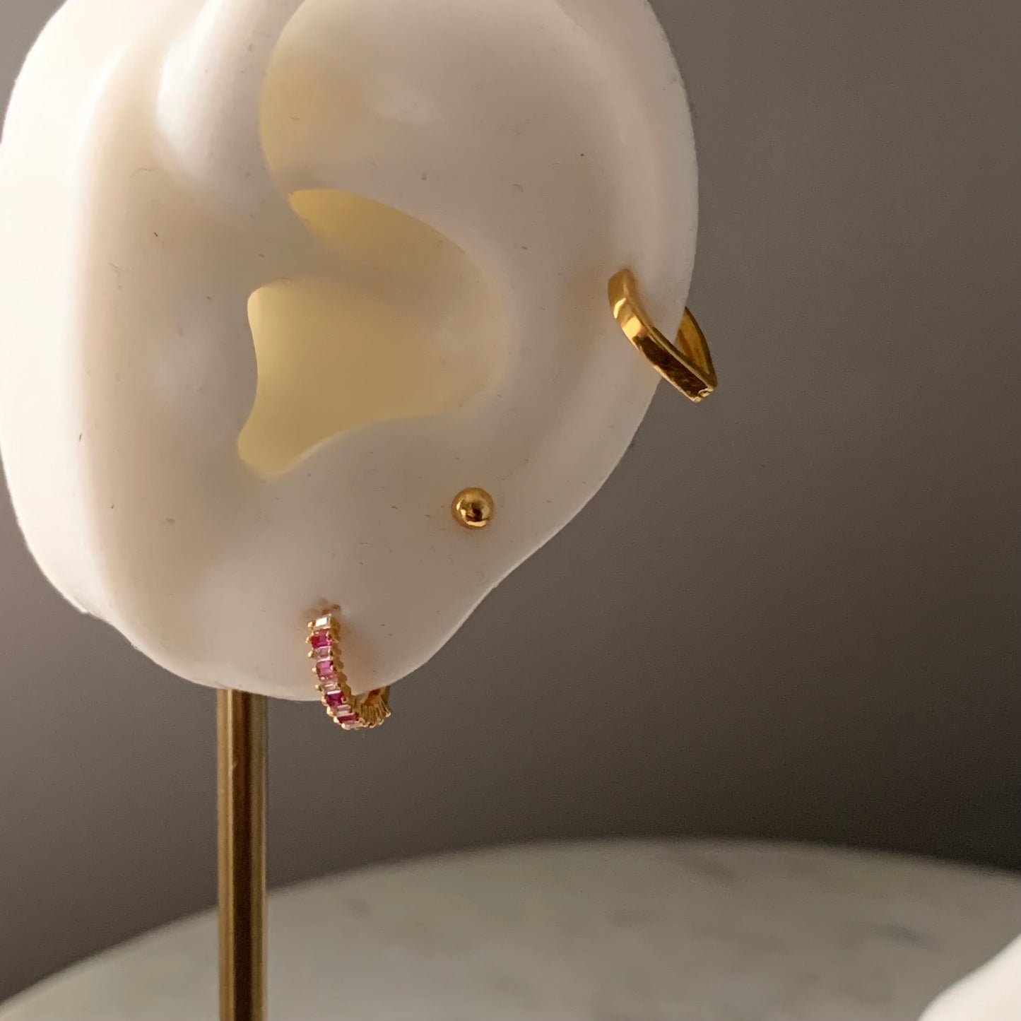 18ct Gold Stud Pair | 3mm