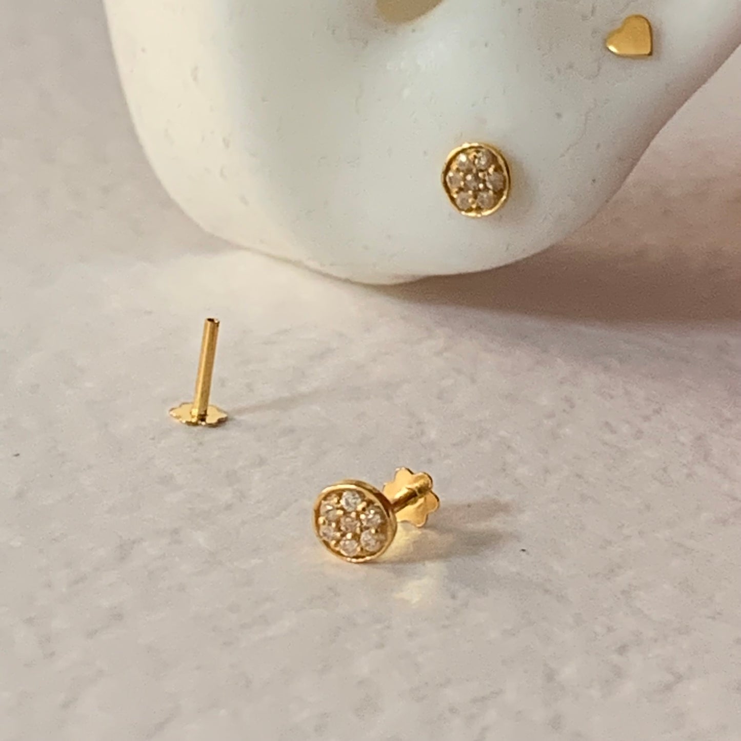 18ct Gold Stud Pair | 5mm