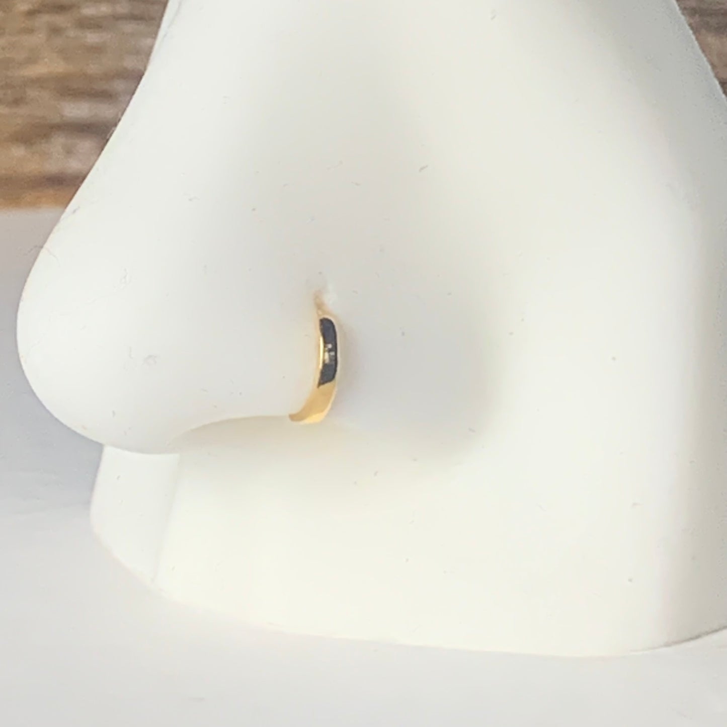 18ct Gold Single Hoop | 6mm