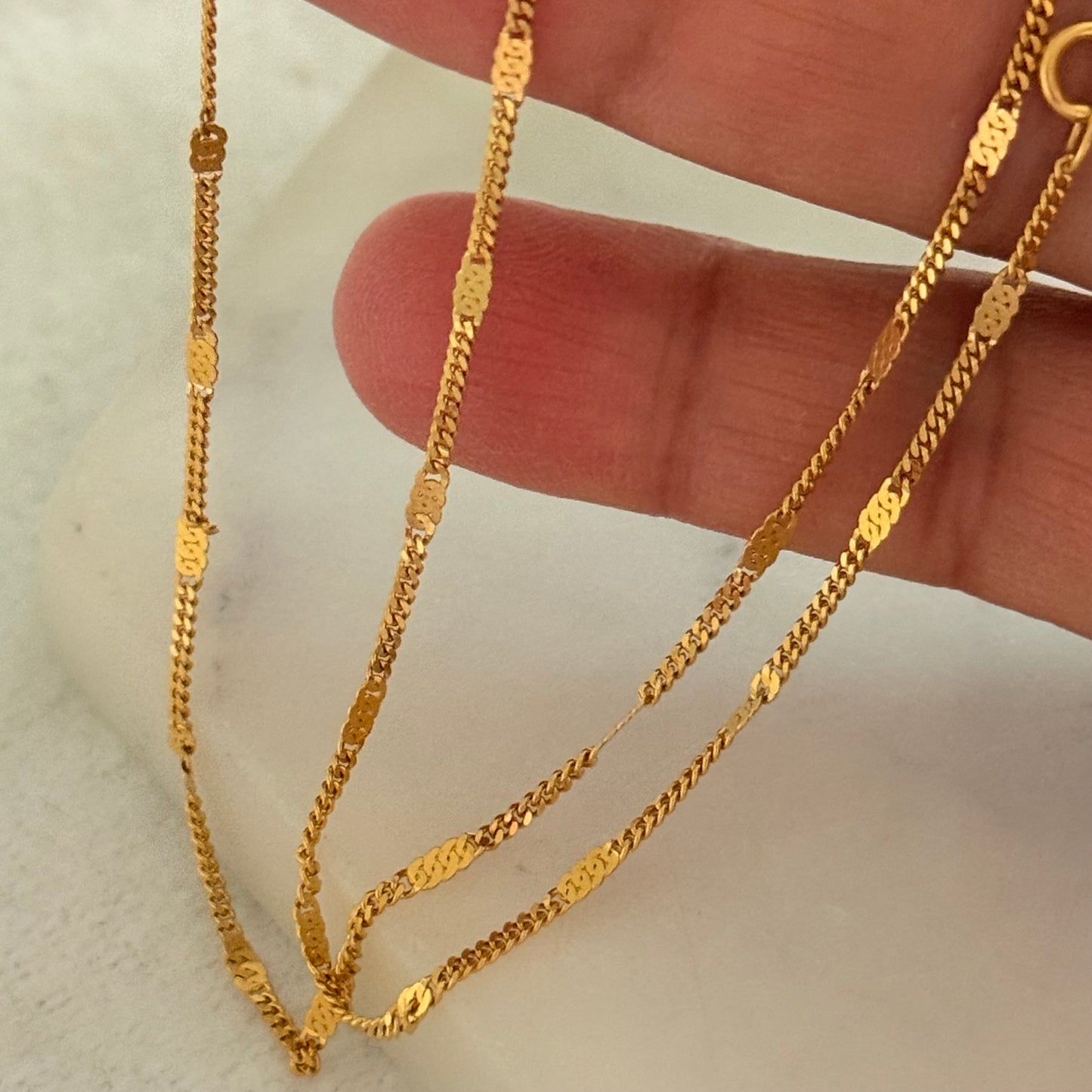 London, 22ct Gold Necklace