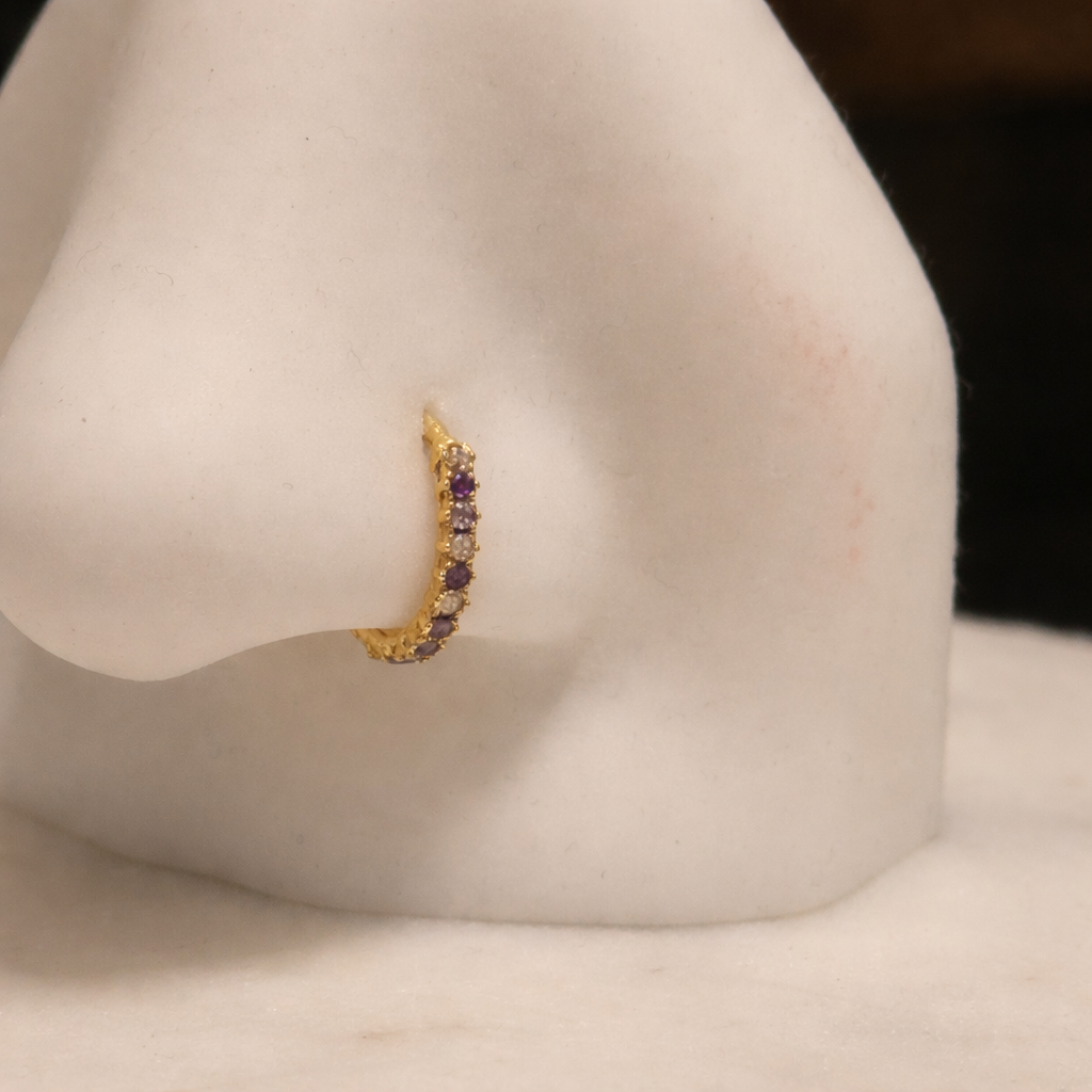 18ct Gold Hoop | 7mm