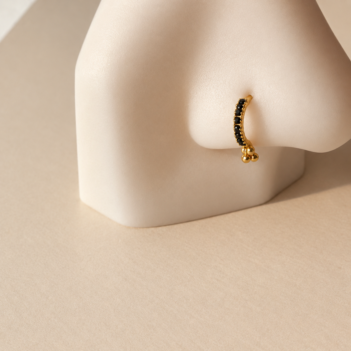 Drop-stud, 14ct | 6mm