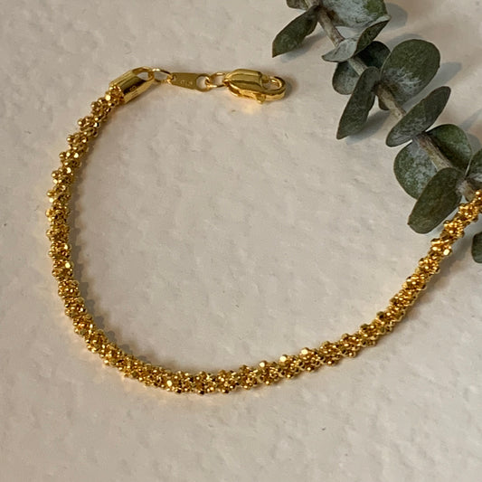 22ct gold bracelet | 6 inches xs