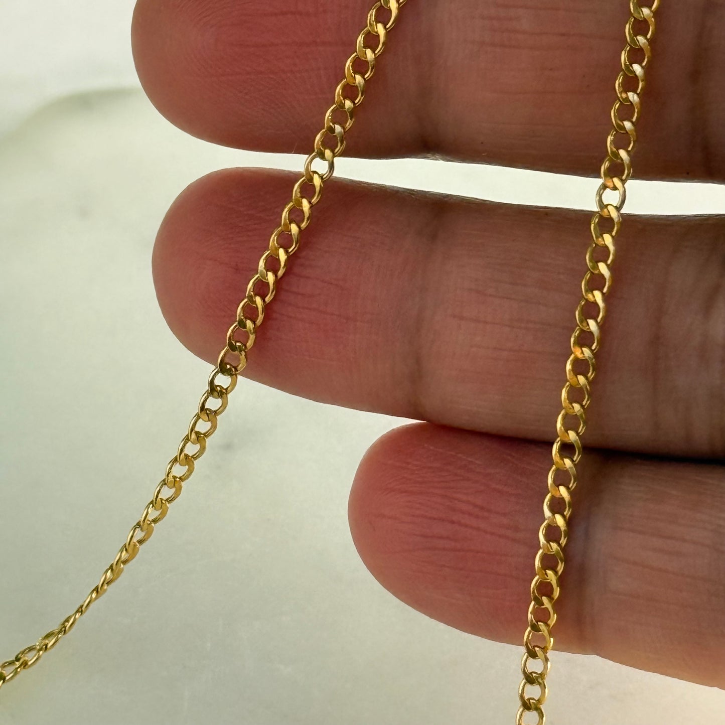 Curb Chain, 22ct Gold | 20 inches