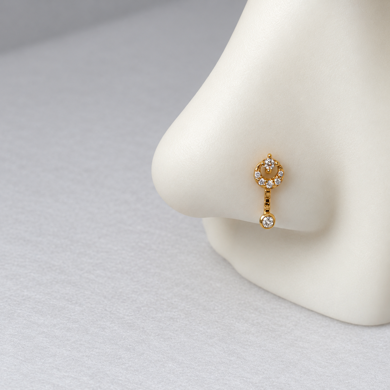 Petite drop Elle | 18ct